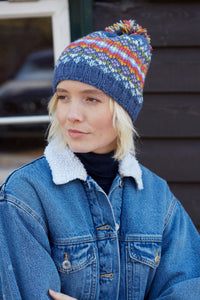 lusciousscarves Hats Pachamama Clifden Bobble Beanie (Fine Knit)