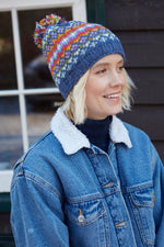 Load image into Gallery viewer, lusciousscarves Hats Pachamama Clifden Bobble Beanie (Fine Knit)
