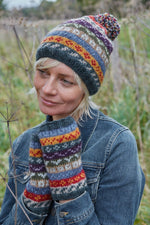 Load image into Gallery viewer, lusciousscarves Hats Pachamama Elveden Bobble Beanie
