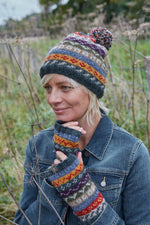Load image into Gallery viewer, lusciousscarves Hats Pachamama Elveden Bobble Beanie
