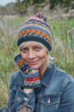 Load image into Gallery viewer, lusciousscarves Hats Pachamama Elveden Bobble Beanie
