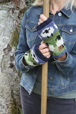 Load image into Gallery viewer, lusciousscarves Hats Pachamama Flock Of Sheep Hand Warmer
