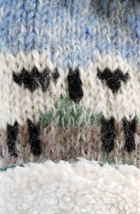 lusciousscarves Hats Pachamama Hazy Sheep Bobble Beanie