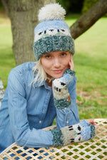 Load image into Gallery viewer, lusciousscarves Hats Pachamama Hazy Sheep Hand Warmer
