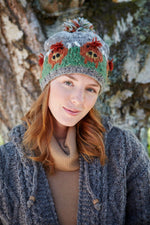Load image into Gallery viewer, lusciousscarves Hats Pachamama Herd Of Highland Cow Bobble Beanie
