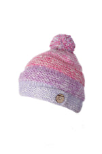 Load image into Gallery viewer, lusciousscarves Hats Pachamama Sierra Nevada Bobble Beanie Pink
