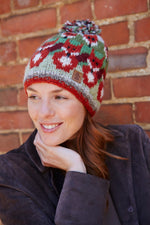 Load image into Gallery viewer, lusciousscarves Hats Pachamama Skulk Of Foxes Bobble Beanie
