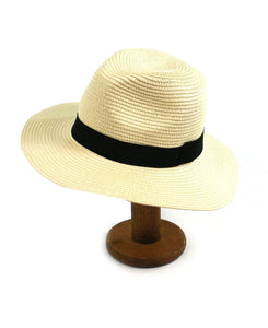 lusciousscarves Hats Panama Style Folding Sun Hat in Bag -Large 59cm