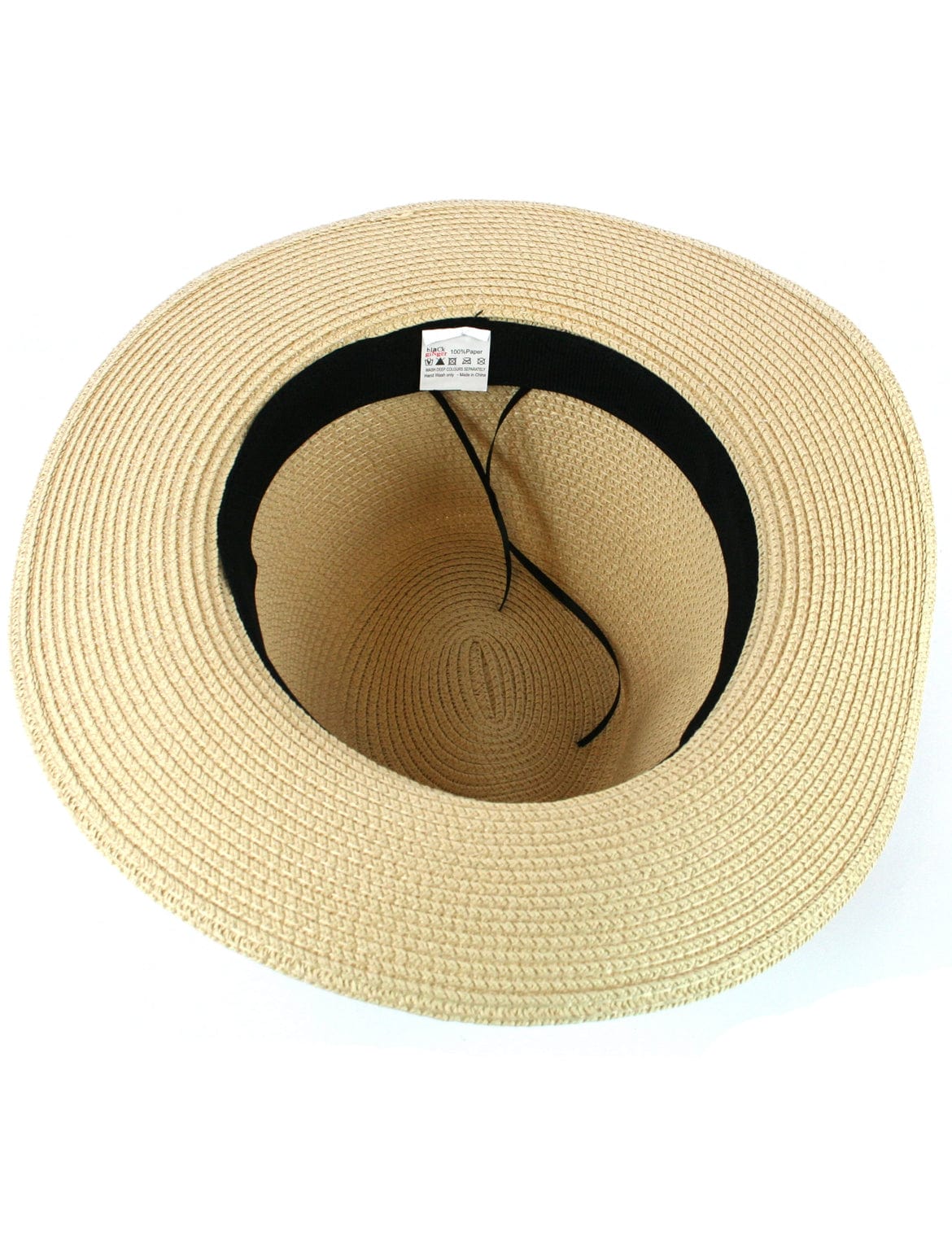 lusciousscarves Hats Panama Style Folding Sun Hat in Bag -Large 59cm
