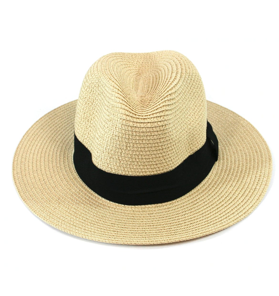lusciousscarves Hats Panama Style Packable Foldable Sun Hat with Bag Med 57 cms