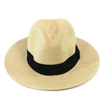 Load image into Gallery viewer, lusciousscarves Hats Panama Style Packable Foldable Sun Hat with Bag Med 57 cms
