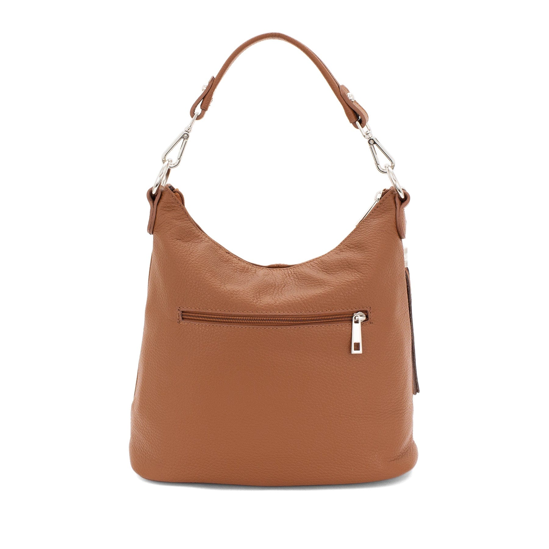 lusciousscarves Italian Leather Bucket Style Bag Shoulder and Crossbody with Tassel , 9 Colours available.