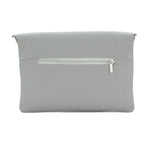 Load image into Gallery viewer, lusciousscarves Italian Leather Fold Over Clutch Bag with Tassel.
