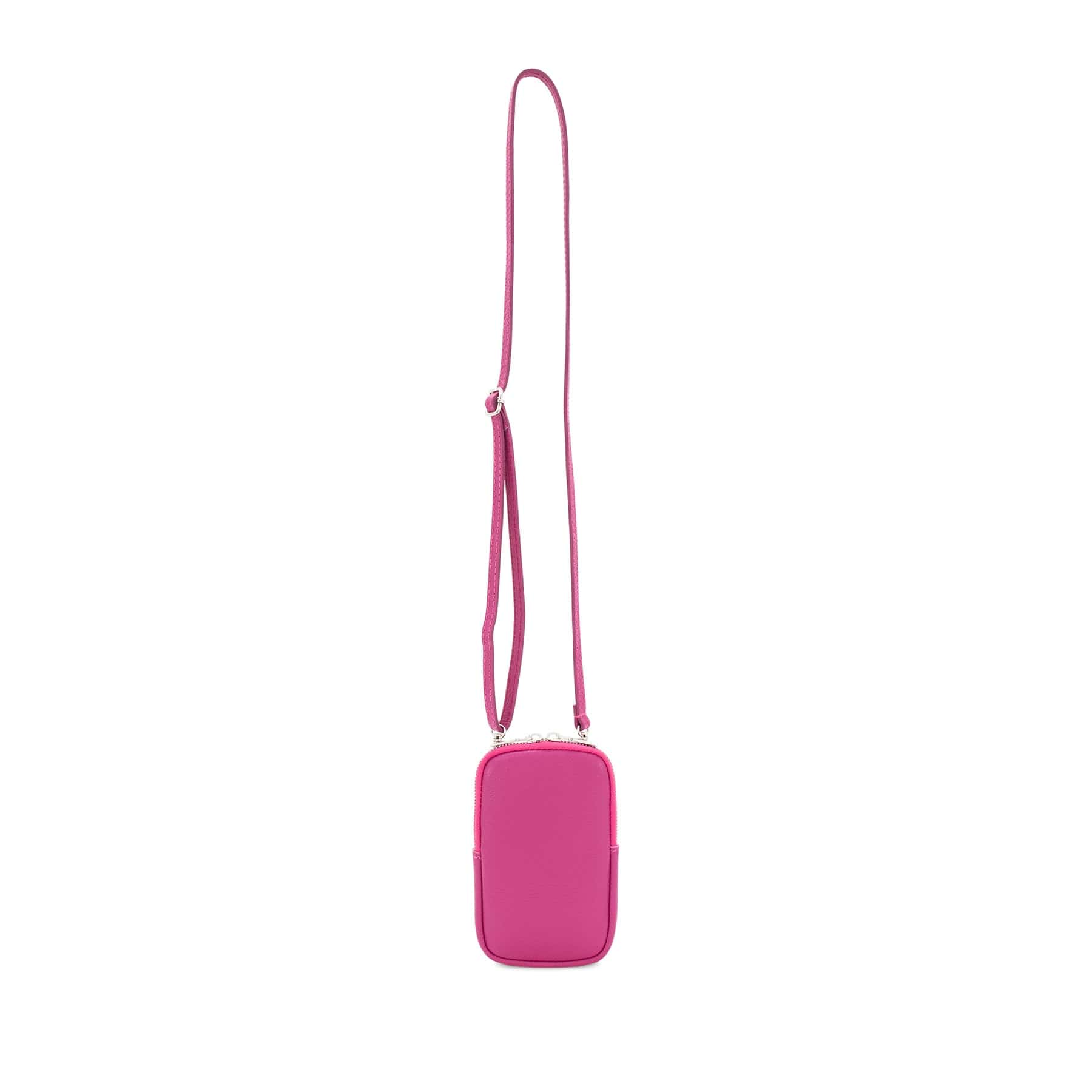 lusciousscarves Italian Leather Phone Pouch Crossbody Bag , Available in 20 Colours
