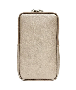 lusciousscarves Italian Leather Phone Pouch Crossbody Bag , Available in 20 Colours