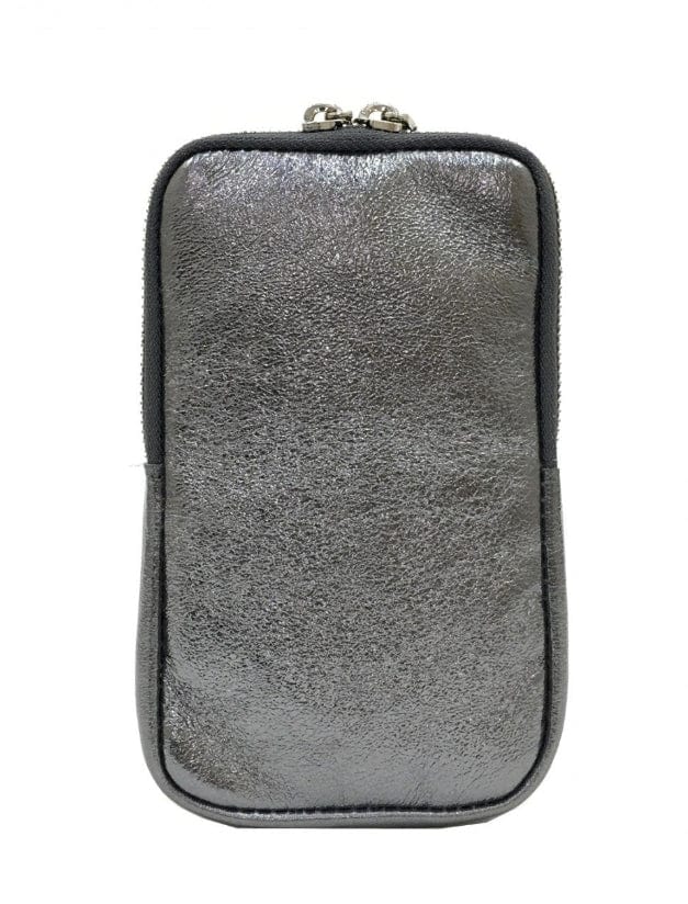 lusciousscarves Italian Leather Phone Pouch Crossbody Bag , Available in 20 Colours