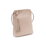 Load image into Gallery viewer, lusciousscarves Italian Leather Small Crossbody Bag / Handbag with Tassel , Available in 11 Colours.
