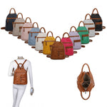 Load image into Gallery viewer, lusciousscarves Ladies Faux Leather Large Triangular Backpack , Rucksack

