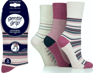 lusciousscarves Ladies Gentle Grip Non Binding Honey Comb Loose Top Socks UK 4-8 by Sock Shop