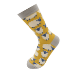 Load image into Gallery viewer, lusciousscarves Ladies Miss Sparrow Sheep Bamboo Socks- Yellow
