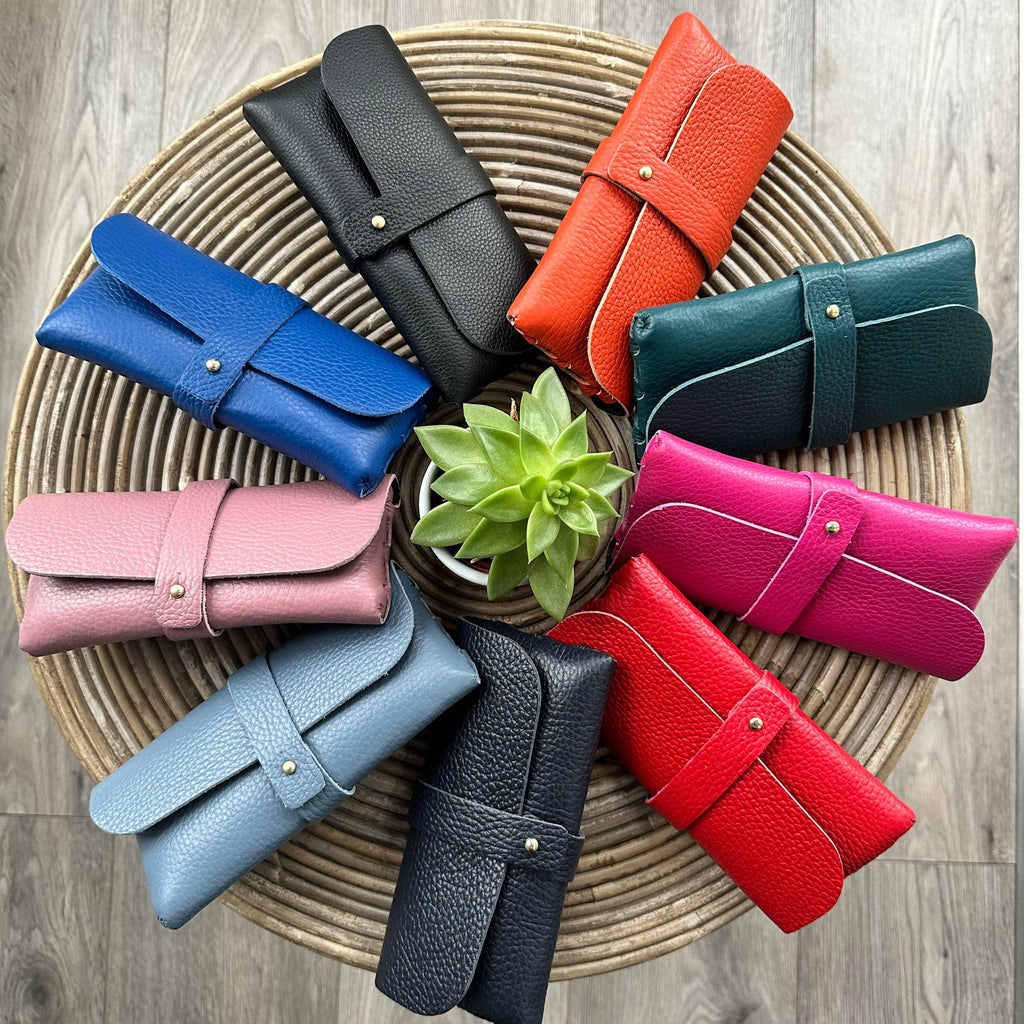 lusciousscarves Leather Glasses Case