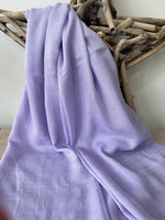 Load image into Gallery viewer, lusciousscarves Lilac Plain Light Weight Cotton Blend Summer Scarf , Wrap, Shawl 26 Colours Available
