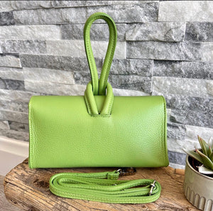 Bright green clutch bag deals