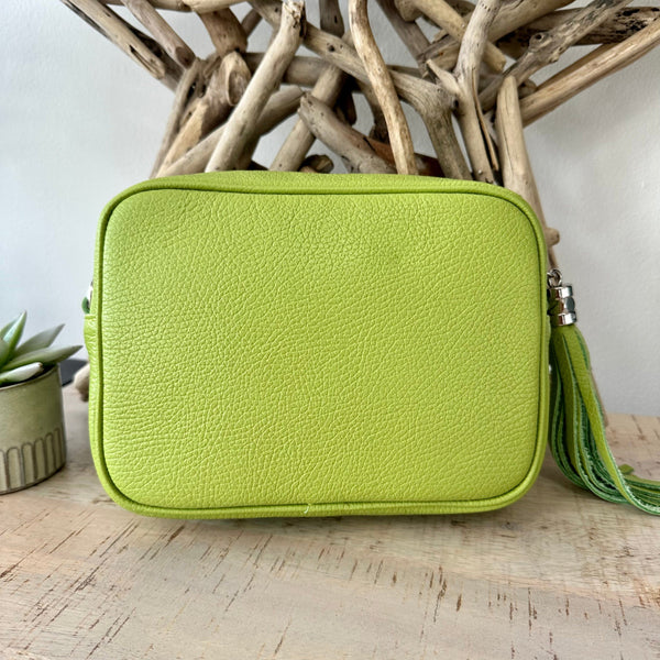 Lime green cross flavour body bag