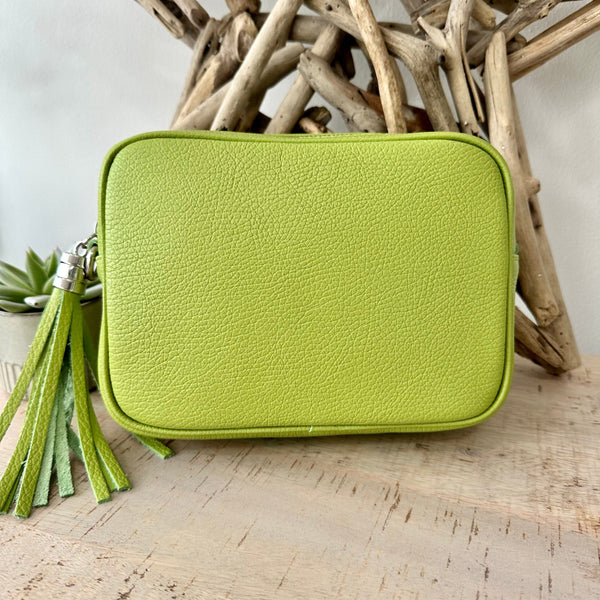 Lime sales green clutch