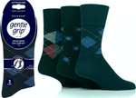Load image into Gallery viewer, lusciousscarves Men&#39;s Gentle Grip Non Binding Honey Comb Loose Top Socks UK 6-11 by Sock Shop
