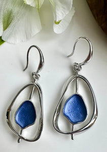 lusciousscarves Miss Milly Blue Palette Earrings FE631