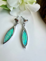 Load image into Gallery viewer, lusciousscarves Miss Milly Mint Green Resin Drop Earrings FE551

