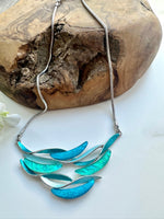 Load image into Gallery viewer, lusciousscarves Miss Milly Mixed Turquoise Rippling Waves Necklace FN366
