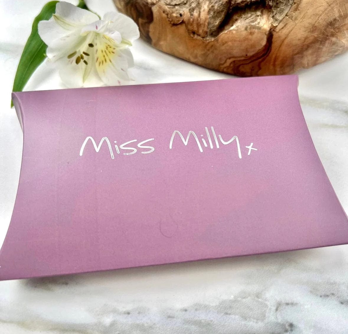 lusciousscarves Miss Milly Purple Swirl Earrings FE607