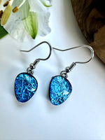 Load image into Gallery viewer, lusciousscarves Miss Milly Rich Blue Pebble Earrings, FE602
