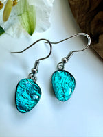 Load image into Gallery viewer, lusciousscarves Miss Milly Rich Turquoise Green Pebble Earrings, FE602
