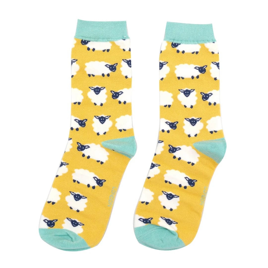 lusciousscarves Miss Sparrow Boxed Sheep Design Bamboo Socks