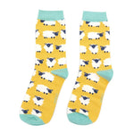 Load image into Gallery viewer, lusciousscarves Miss Sparrow Boxed Sheep Design Bamboo Socks
