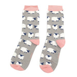 Load image into Gallery viewer, lusciousscarves Miss Sparrow Boxed Sheep Design Bamboo Socks
