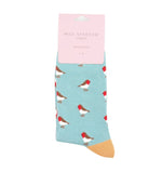 Load image into Gallery viewer, lusciousscarves Miss Sparrow Robins Bamboo Socks, Duck Egg
