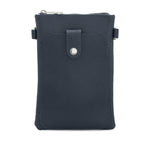 Load image into Gallery viewer, lusciousscarves Navy Small Italian Leather Crossbody Phone Bag , Available in 12 Colours
