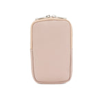 Load image into Gallery viewer, lusciousscarves Nude Pink Italian Leather Phone Pouch Crossbody Bag , Available in 20 Colours

