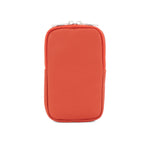 Load image into Gallery viewer, lusciousscarves Orange Italian Leather Phone Pouch Crossbody Bag , Available in 20 Colours
