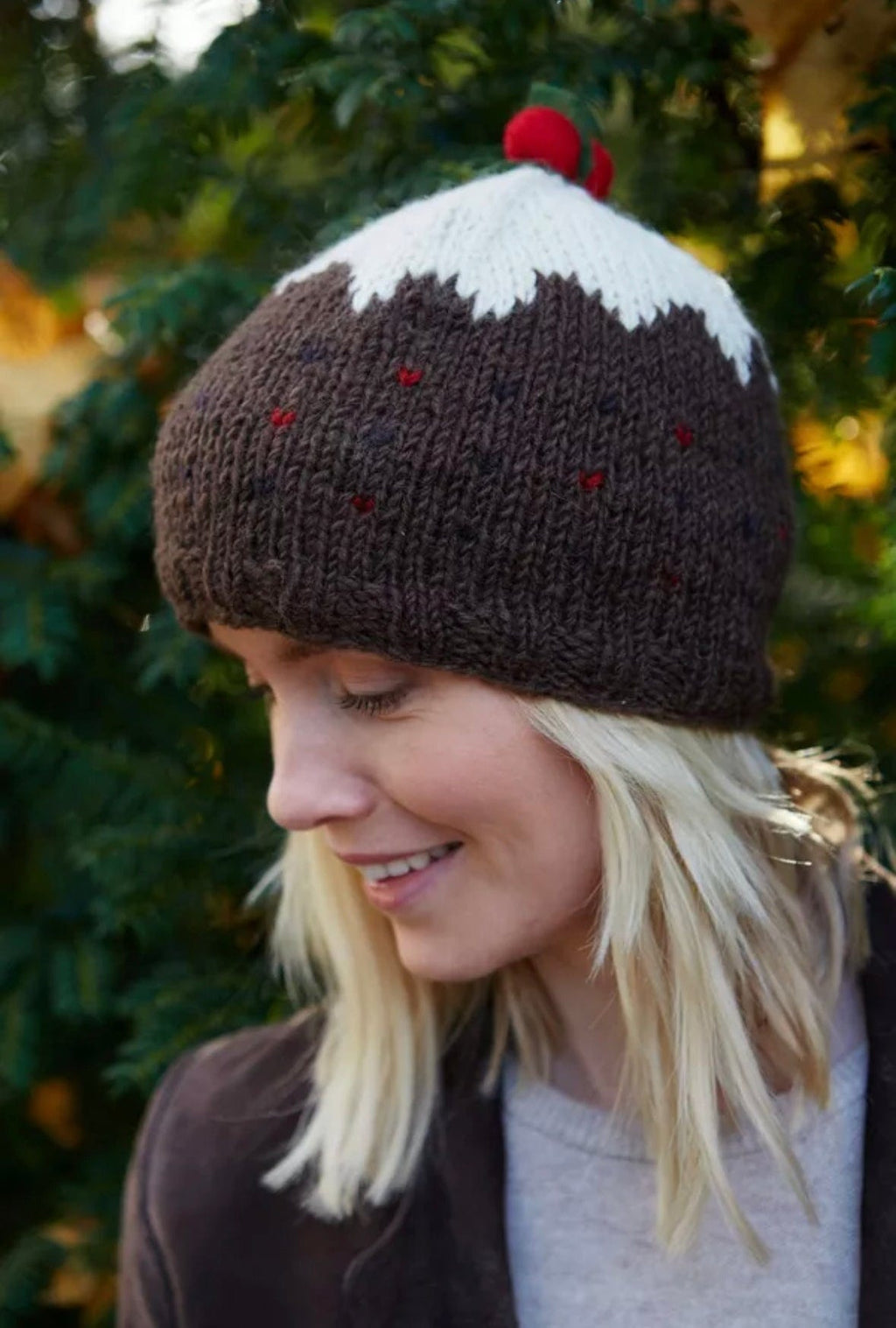 lusciousscarves Pachamama Christmas Pudding Hat , Unisex, Fair trade