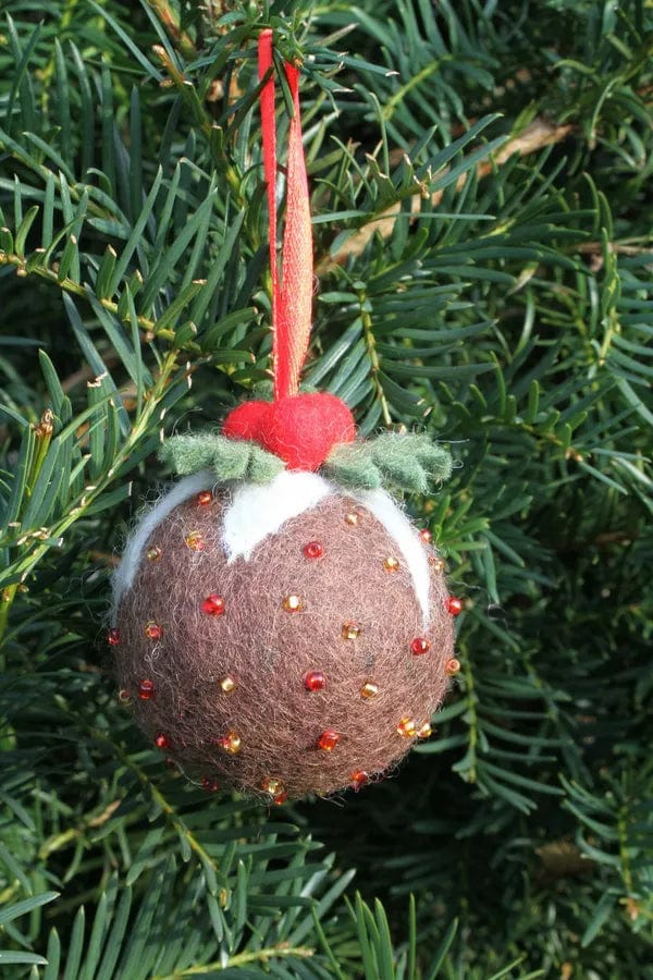 lusciousscarves Pachamama Christmas Pudding Xmas Decoration , Fairtrade