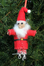 Load image into Gallery viewer, lusciousscarves Pachamama Christmas Santa Decoration , Fairtrade
