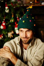 Load image into Gallery viewer, lusciousscarves Pachamama Christmas Tree Hat , Fair trade
