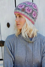 Load image into Gallery viewer, lusciousscarves Pachamama Drift of Pigs Beanie Hat , Handmade Wool.

