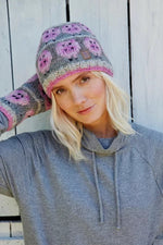 Load image into Gallery viewer, lusciousscarves Pachamama Drift of Pigs Beanie Hat , Handmade Wool Womens
