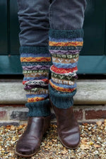 Load image into Gallery viewer, lusciousscarves Pachamama Elveden Ladies Leg warmers.
